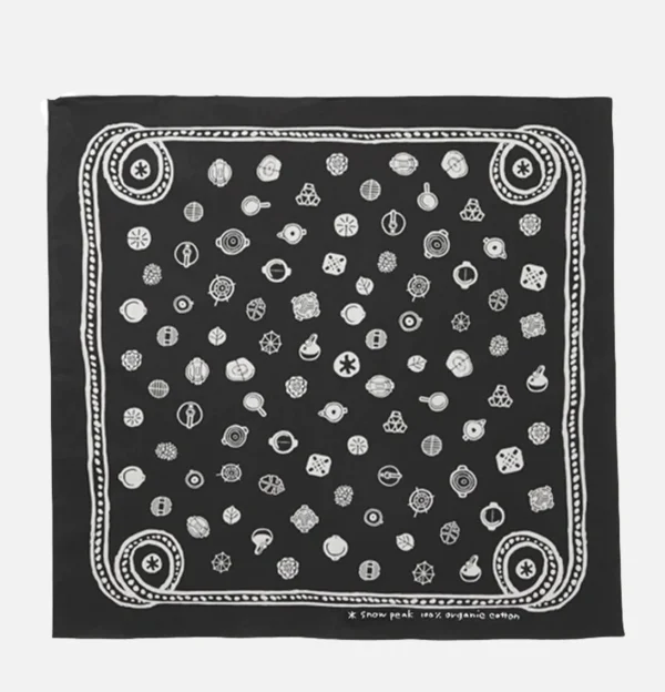 SNOW PEAK Accessoires | Sp Dot Bandana Black