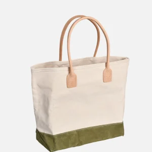 HERITAGE LEATHER COMPANY Tote-bags | Suede Day Tote Bag Vert