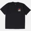 EDWIN T-shirts | Sunset On Mt Fuji Tee Black