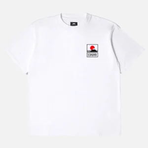 EDWIN T-shirts | Sunset On Mt Fuji Tee White