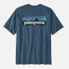 PATAGONIA T-shirts | Tee Shirt Logo P6 Utility Blue