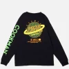 COOKMAN T-shirts | Tee Shirt Long Sleeve Pizza Noir