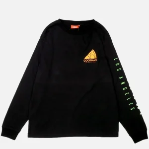 COOKMAN T-shirts | Tee Shirt Long Sleeve Pizza Noir