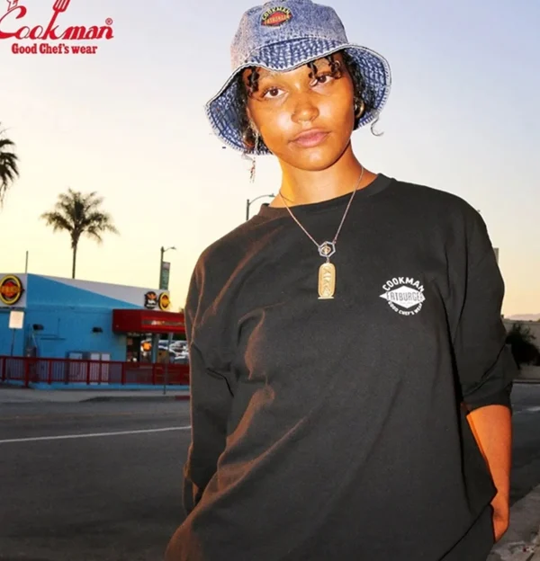 COOKMAN T-shirts | Tee Shirt Long Sleeves Fat Black