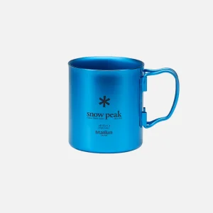 SNOW PEAK Outdoor | Maison | Titanium Single Cup 450 Blue