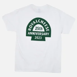 ROYALCHEESE T-shirts | T-shirt 25ans White Green