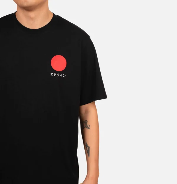 EDWIN T-shirts | T-shirt Japanese Sun Black