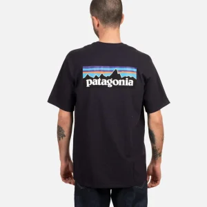 PATAGONIA T-shirts | T-Shirt P6 Logo Black