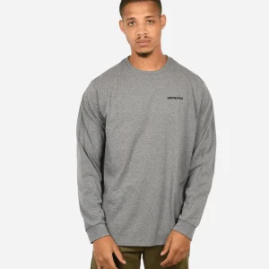 PATAGONIA T-shirts | T-shirt P6 Logo ML Grey