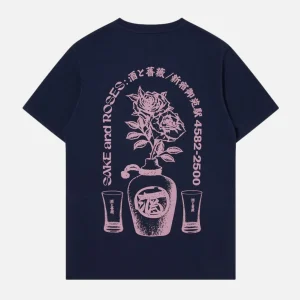 EDWIN T-shirts | T-shirt Sake And Roses Navy