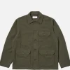 UNIVERSAL WORKS Vestes | Utility Jacket Wool Olive