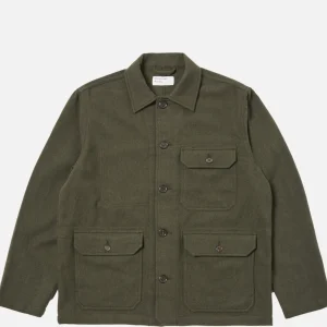 UNIVERSAL WORKS Vestes | Utility Jacket Wool Olive