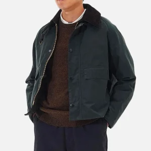 BARBOUR Blousons & Manteaux | Veste Spey Wax Jacket Sage