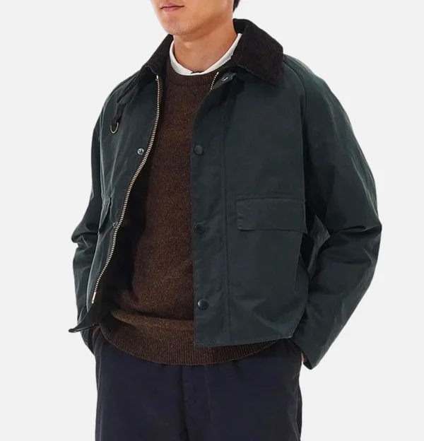 BARBOUR Blousons & Manteaux | Veste Spey Wax Jacket Sage