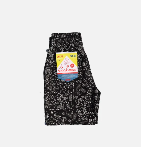 COOKMAN Shorts | Waiters Short Paisley Black