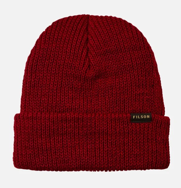 FILSON Gants • Bonnets • Echarpes | Watch Cap Ballard Wool Red