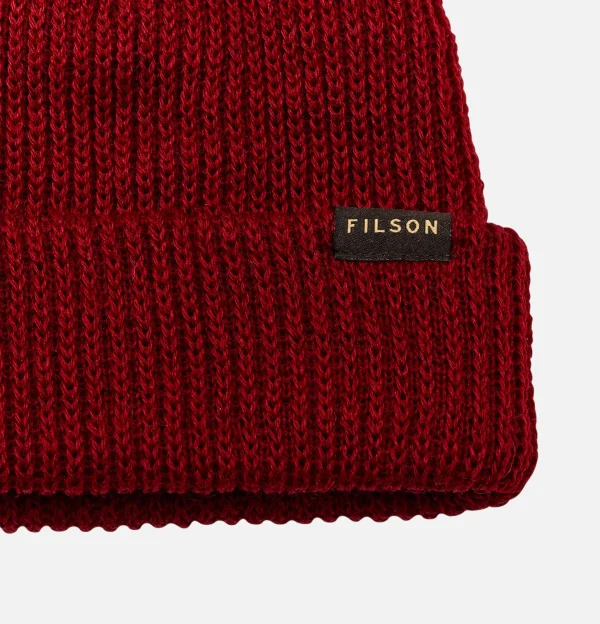 FILSON Gants • Bonnets • Echarpes | Watch Cap Ballard Wool Red