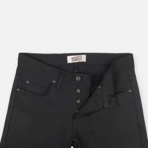 NAKED & FAMOUS Jeans | Weird Guy Solid Black Selvedge