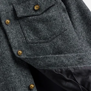 PORTUGUESE FLANNEL Chemises | Wool Field Over Shirt Grey