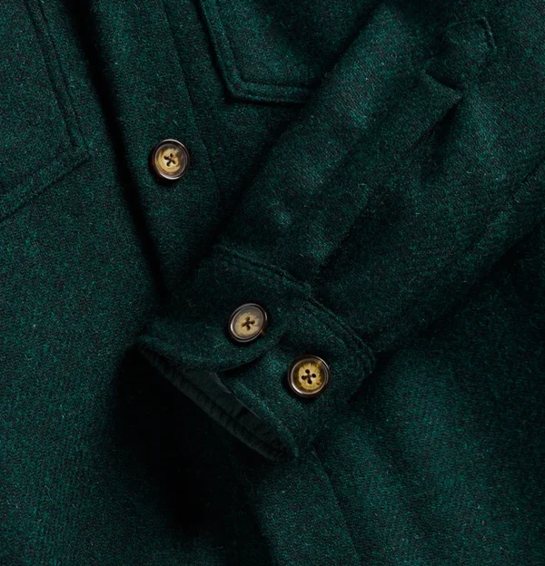 PORTUGUESE FLANNEL Chemises | Wool Field Over Shirt Verte