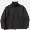 JACKMAN Sweats & Polaires | Wool Himo Polo Heather Black