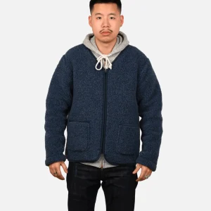 COLDBREAKER Sweats & Polaires | Zip Up Vee Cardigan Darkblue